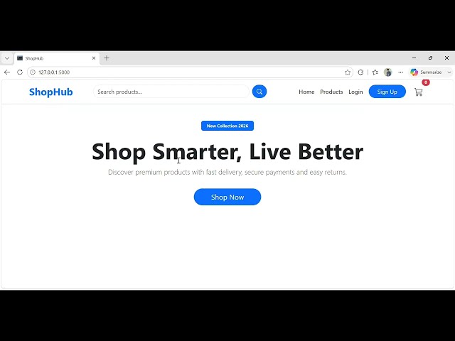 Python Flask E-Commerce Project Full Tutorial for Beginners -How to Build an E-Commerce Website 
