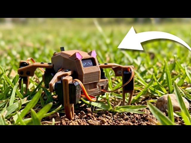 How I Built The World's Smallest Quadruped Robot Dog