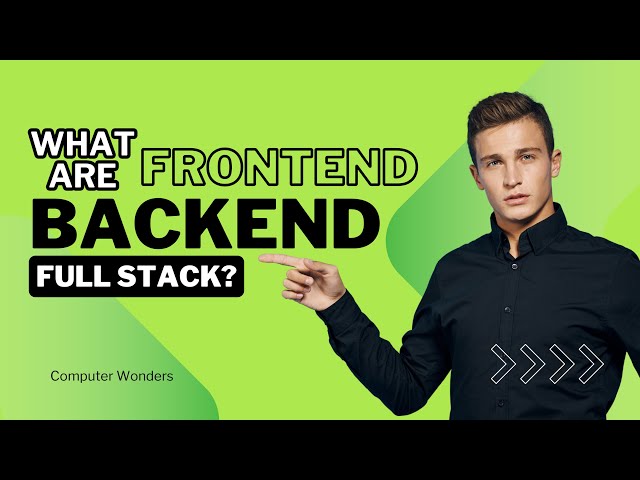 Frontend vs Backend vs Fullstack: What's the Difference?