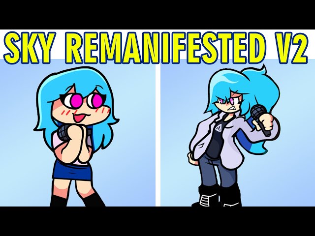 Friday Night Funkin VS Sky Remanifested V2 RELEASE x Full Week (FNF Mod HARD)