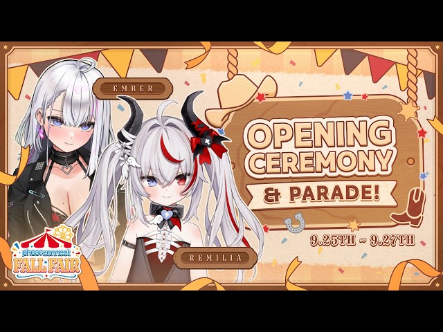 【Fall Fair】 Opening Ceremony + Float Parade!