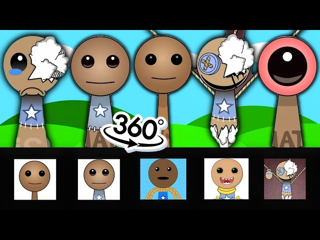 360 VR || Incredibox Sprunki OC All Buddy (From Kick the Buddy) Phase 1 to Phase 4