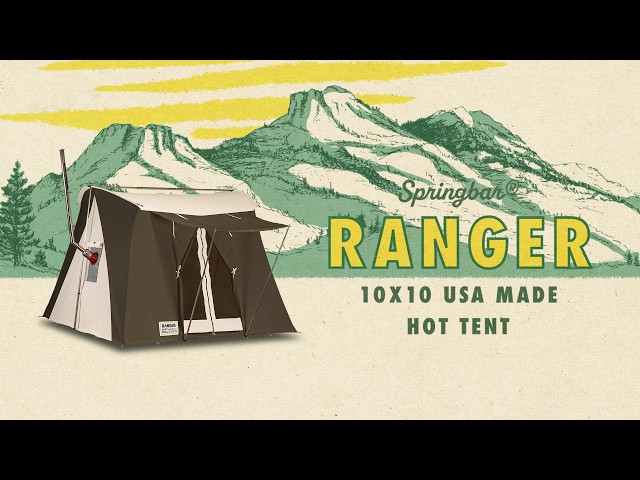 Springbar® Ranger – The Ultimate 10x10 Springbar® Hot Tent