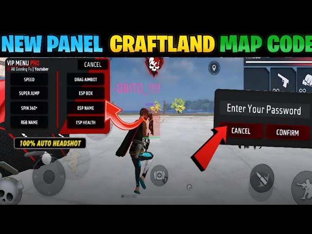 😱 AUTO AIMBOT CRAFTLAND MAP CODE #W44S37​ (PASS: GO 500 SUB)💀
