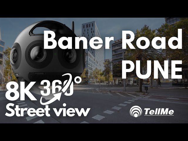 BANER ROAD – Pune’s posh suburb 4K | 8K | 360° Street view