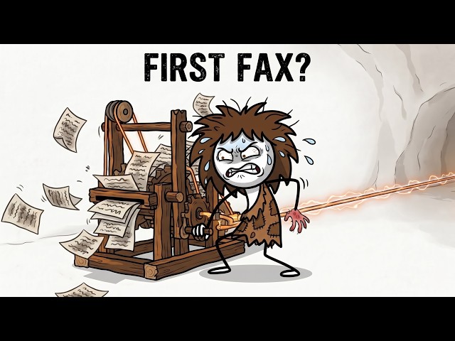 How did humans invent the Fax machine?