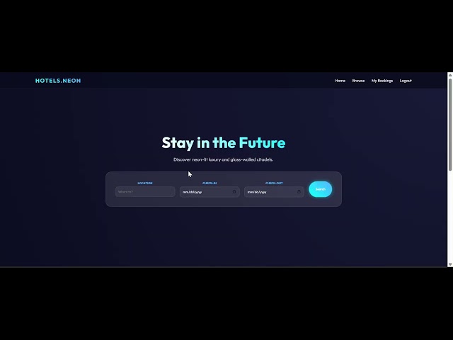 Hotels.com Clone (Functional) – Web-Based