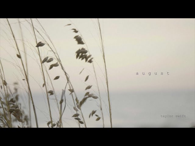 Taylor Swift – august (Official Lyric Video)