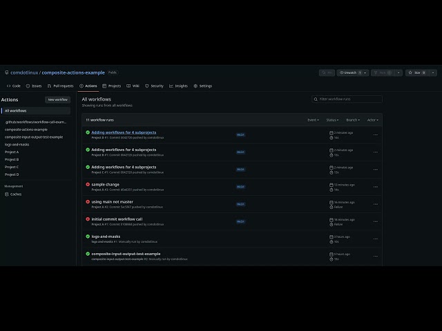 Workflow Call Example