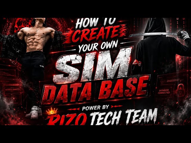 How To Create Your Own SIM Database Website | Full Setup Tutorial 2026 | Powered by RIZO TECH TEAM 