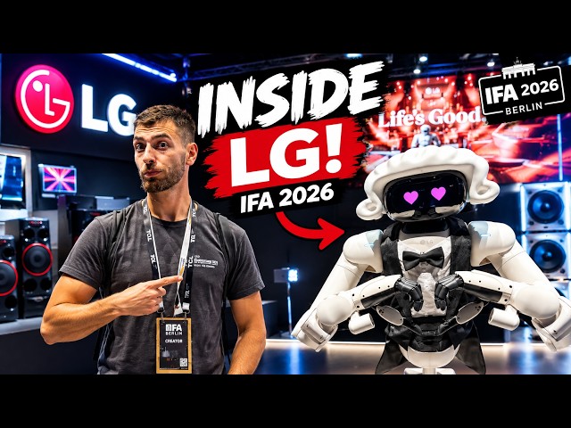 Inside the LG Booth at IFA Berlin 2026! Full Tour