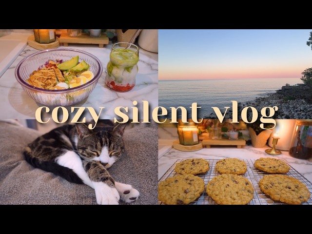 cozy day in my life as a slow living introvert | silent vlog