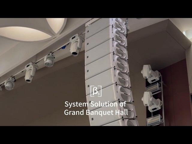 Massive Banquet Audio Project with BetaThree Professional Line Array! #proaudio #soundsystem