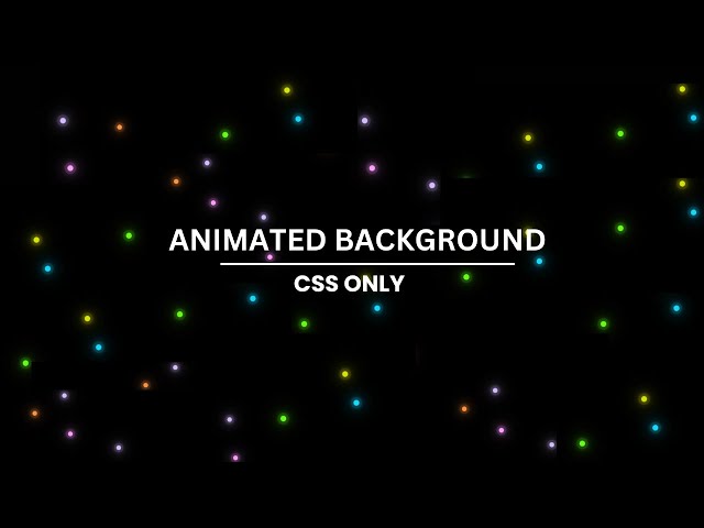 CSS Background Animation Effects | CSS Animation Effects