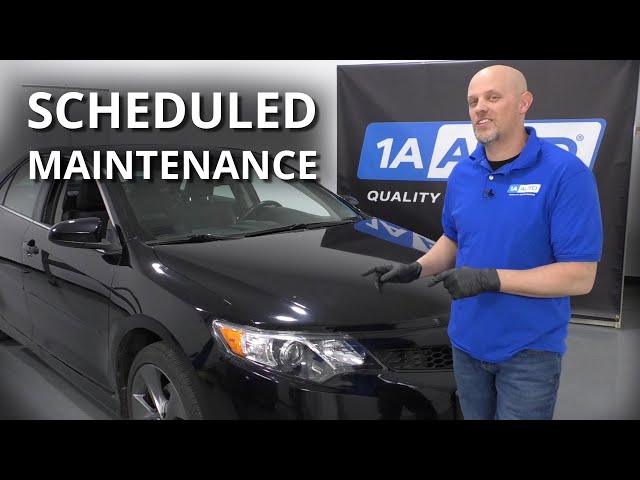 Scheduled Maintenance on Toyota Camry Sedan 2011-19