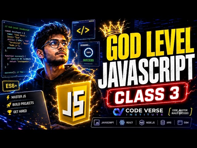 JavaScript Tutorial #3 | Master Loops in JavaScript | for & while