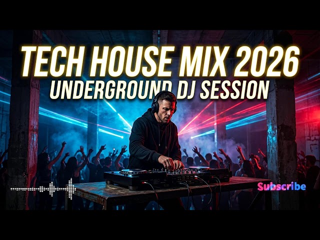 Warehouse Rave Session 🔥 Best Tech House Bangers for Real Underground Lovers