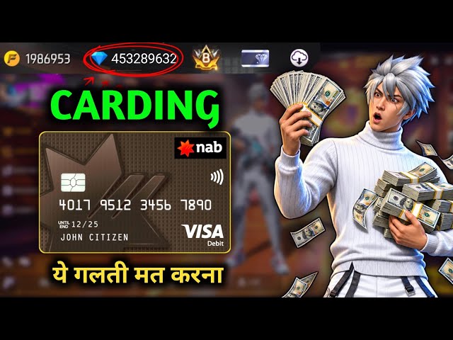 I Tried Carding In Free Fire 💎 Real Or Fake?