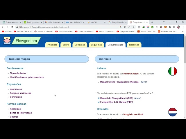 flowgorithm COMO BAIXAR E INSTALAR  ESTE PROGRAMA QUE CRIA FLUXOGRAMAS EXECUTAVEIS