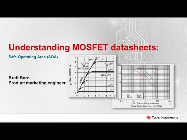 Understanding MOSFET datasheets: Safe Operating Area (SOA)
