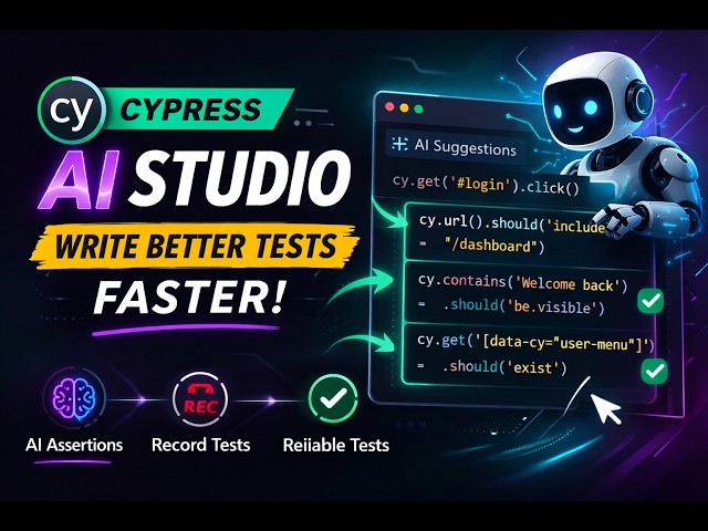Cypress AI Studio Tutorial: Record Tests and Let AI Suggest Assertions