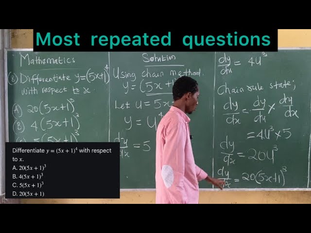 Most Repeated Mathematics Past Questions Solved | Post UTME & JAMB 2025 Preparation