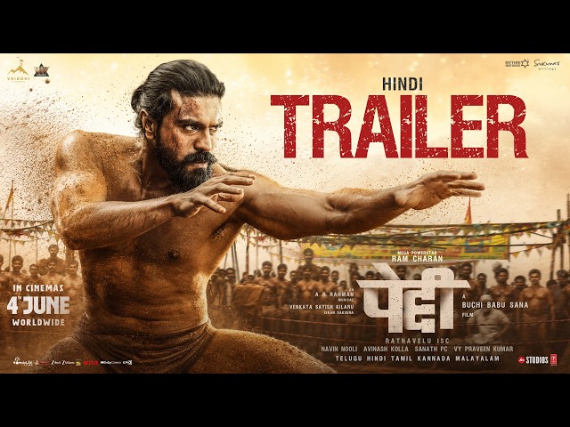 PEDDI Official Trailer - Hindi | Ram Charan | Janhvi Kapoor | AR Rahman | Buchi Babu Sana | T-Series
