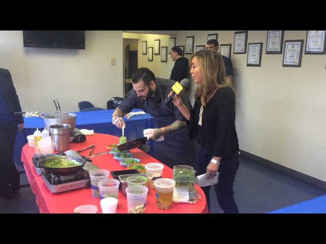 Judi's behind-the-scenes attempt to interview KC Prime's chef while cooking