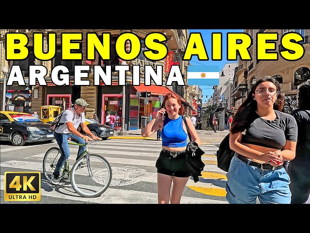 🇦🇷 BUENOS AIRES, ARGENTINA: Recorrido a pie en primera persona  Plaza de Mayo a Calle Florida