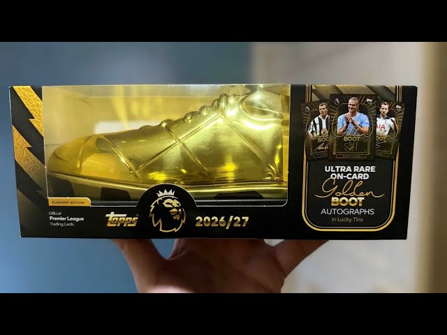 NEW Topps Premier League Flagship 2026/27 GOLD BOOT Opening