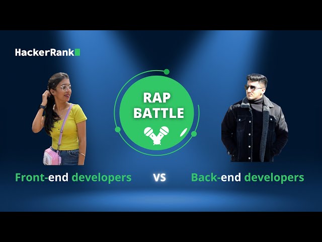 Front-end vs. Back-end Developers Rap Battle!