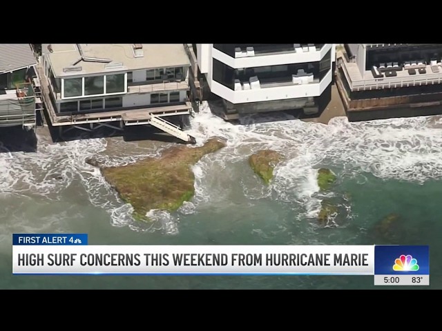 High surf concerns in SoCal this weekend from Hurricane Marie
