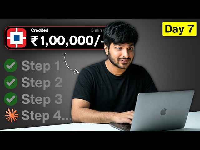 I Tried To Earn ₹1,00,000 in 7 Days using AI (Claude)