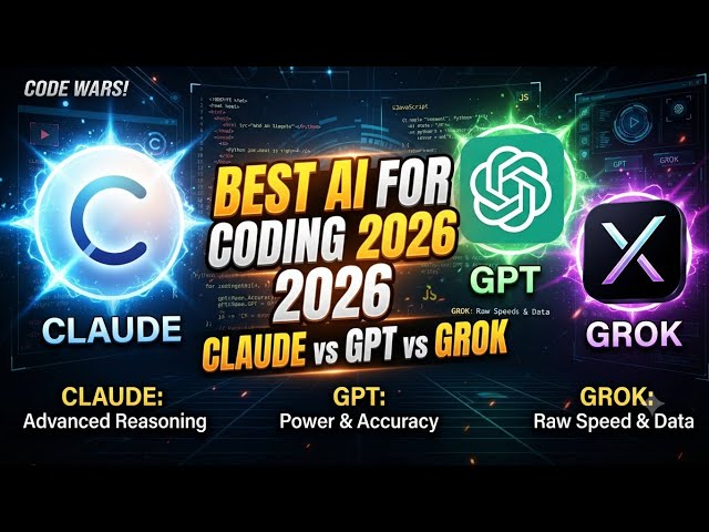 Best AI for Coding 2026 — Claude vs GPT vs Grok
