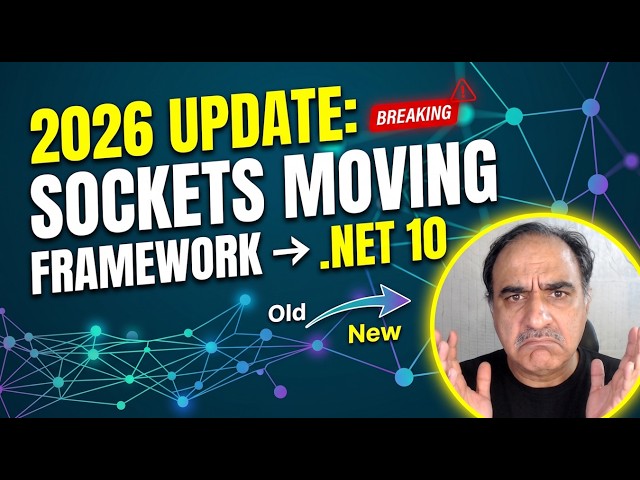 Claude Code Modernizes My 2014 TCP/IP Sockets .NET Project to .NET 10