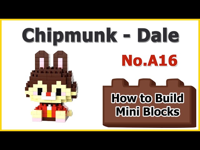 How to Build Chipmunk Dale Blocks - DMXC A16 Instructions Specifications