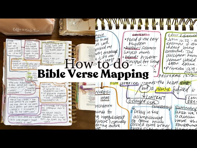 How to Do Bible Verse Mapping - 9 SIMPLE STEPS