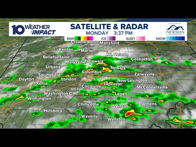Tracking showers, storms moving through central Ohio | Live radar, weather updates