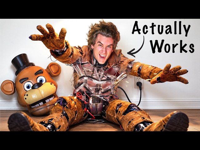 I Built a Real Spring Lock Suit! - Five Nights At Freddys