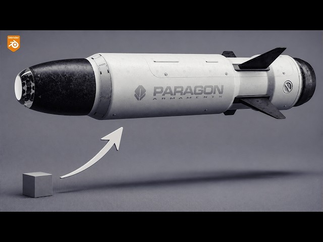 From Scratch to Finished: Sci-Fi Missile in Blender