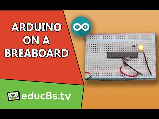Arduino Uno (ATMEGA328P) on a breadboard Tutorial DIY project. Easy guide.