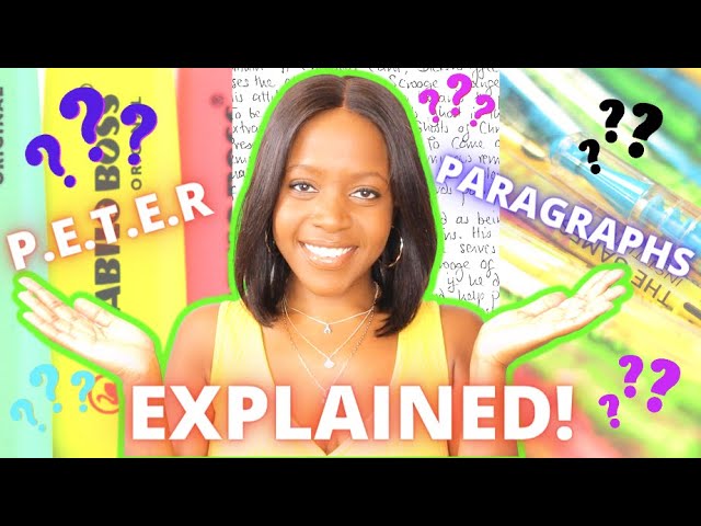 How To Write The Perfect Grade 9 PETER Paragraph