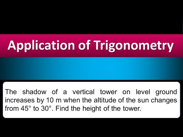 Heights and Distances | Q15 | Class 10th [Hindi]