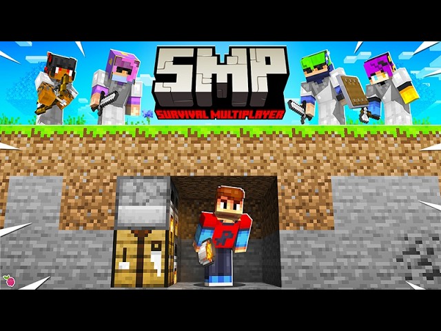 Minecraft Public SMP LIVE 🔥| Java + PE Anyone Can Join