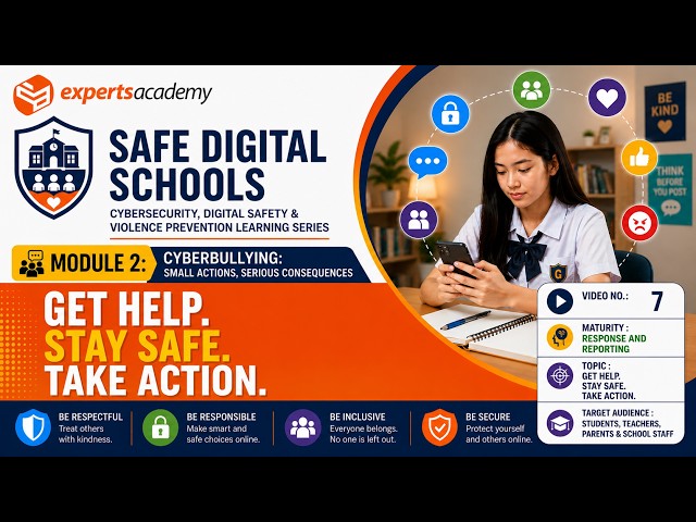 Cyberbullying Consequences: Get Help, Stay Safe, Take Action - Lesson 7