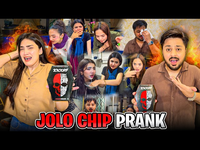 WORLD'S SPICIEST JOLO CHIP PRANK GONE WRONG 💀🔥 | Sab Ki Buri Halat Hogai 🥵🌶️ | Zainab Rona Lag Gai 😭