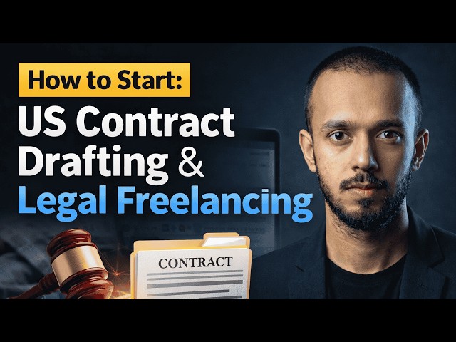How to Start US Contract Drafting & Legal Freelancing   Step by Step Practical Guide