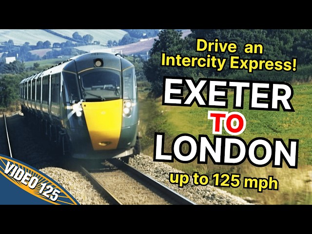 Driver's eye view: Intercity Express train on the Berks & Hants route departing Exeter for London!