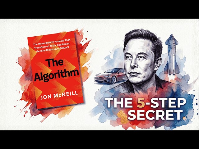 The Algorithm by Jon McNeill in 6 Minutes | The 5-Step System That Scaled Tesla 10X