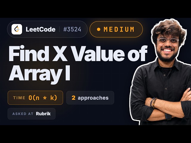 LeetCode 3524: Find X Value of Array I
